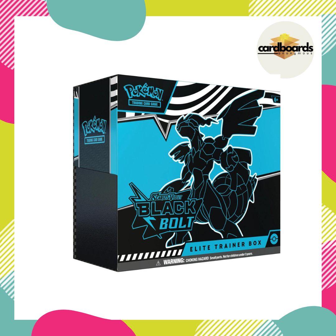 Scarlet & Violet Black Bolt Elite Trainer Box Pokemon TCG Scarlet & Violet Black Bolt Elite Trainer Box Pokemon TCG