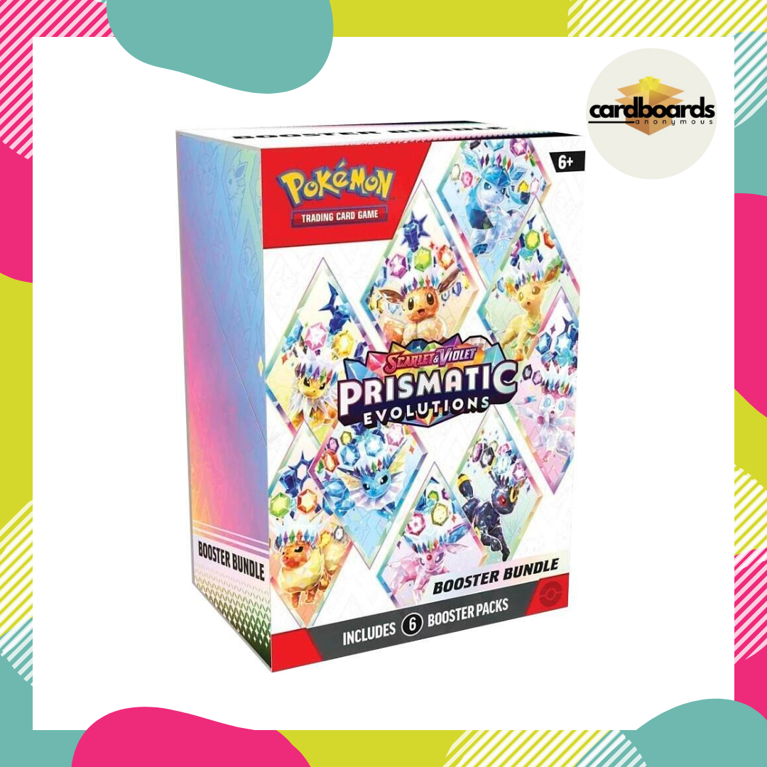 Prismatic Evolutions Booster Bundle Cardboards Anonymous Prismatic Evolutions Booster Bundle Cardboards Anonymous