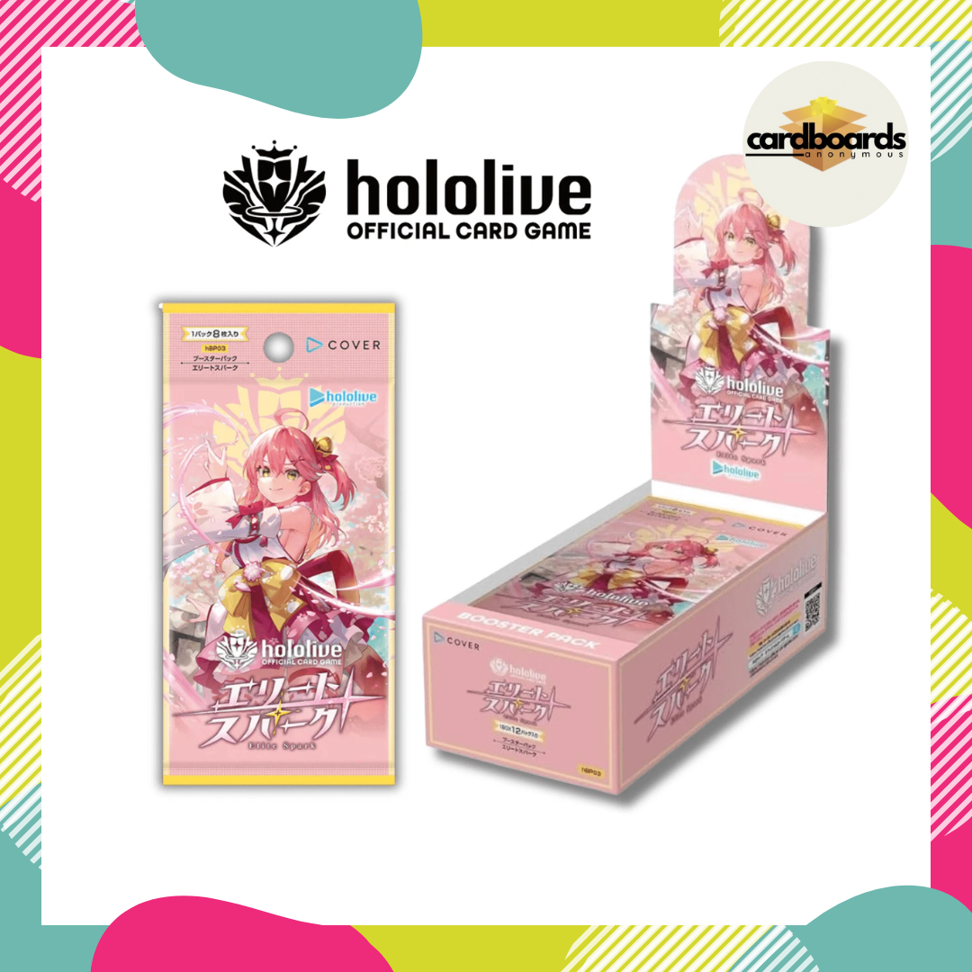 hololive OFFICIAL CARD GAME Vol.3 Elite Spark Booster Box Cardboards Anonymous hololive OFFICIAL CARD GAME Vol.3 Elite Spark Booster Box Cardboards Anonymous