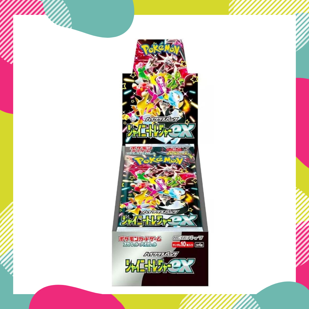 high class shiny treasure ex booster box sv4a Pokemon Card Game Japanese High Class Shiny Treasure SV4a Booster Pack (10  Cards Per Pack) : Toys & Games main image 0